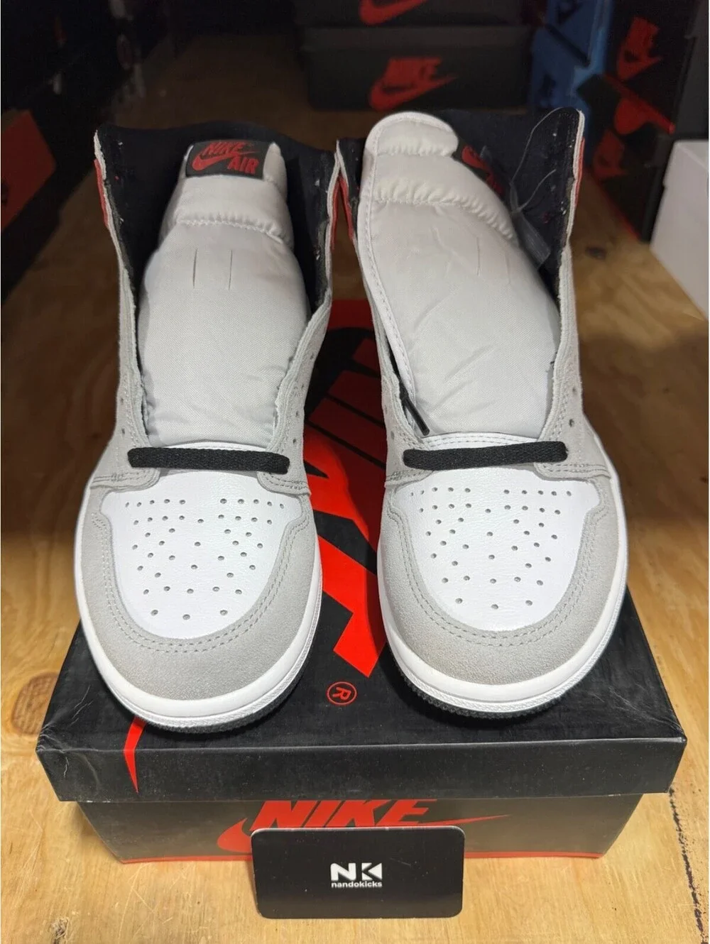 Air Jordan 1 Retro High OG 'Smoke Grey' 555088-126 BRAND NEW MENS SIZE 8